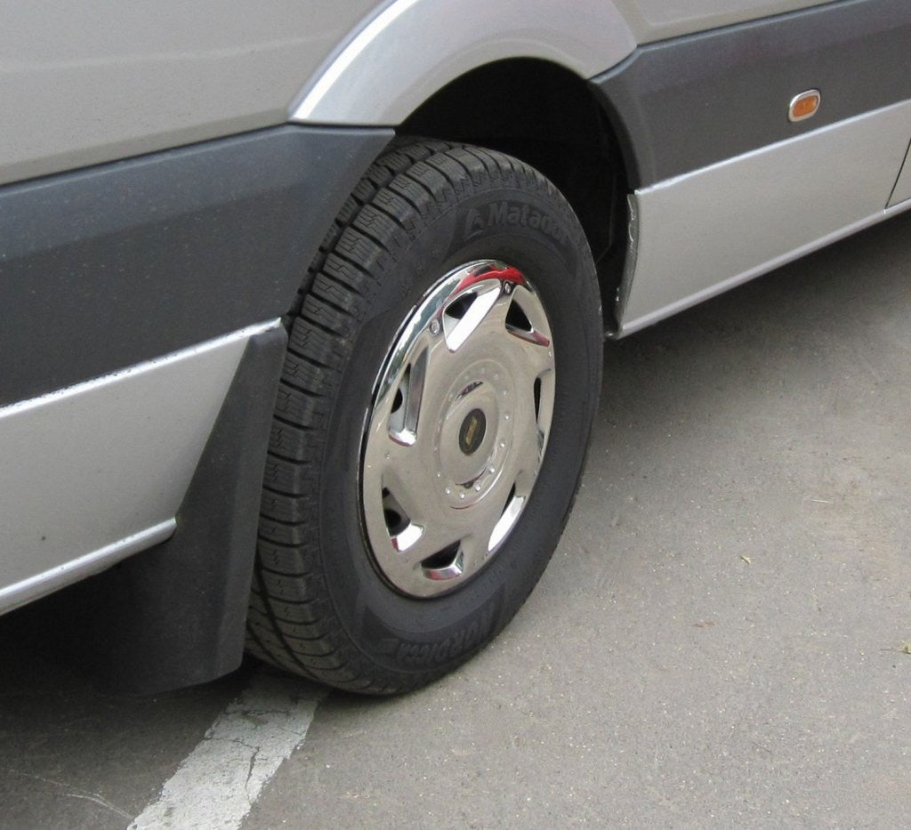 Stainless Steel Hubcaps OEM (1-piece, 4 pcs) for Volkswagen Crafter 2006-2016 - image 3