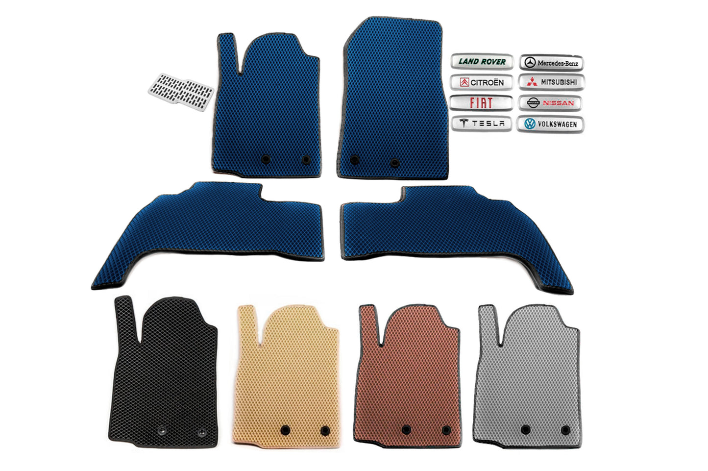 EVA Floor Mats (Blue) for Scania R Series 2004-2016 - image 1