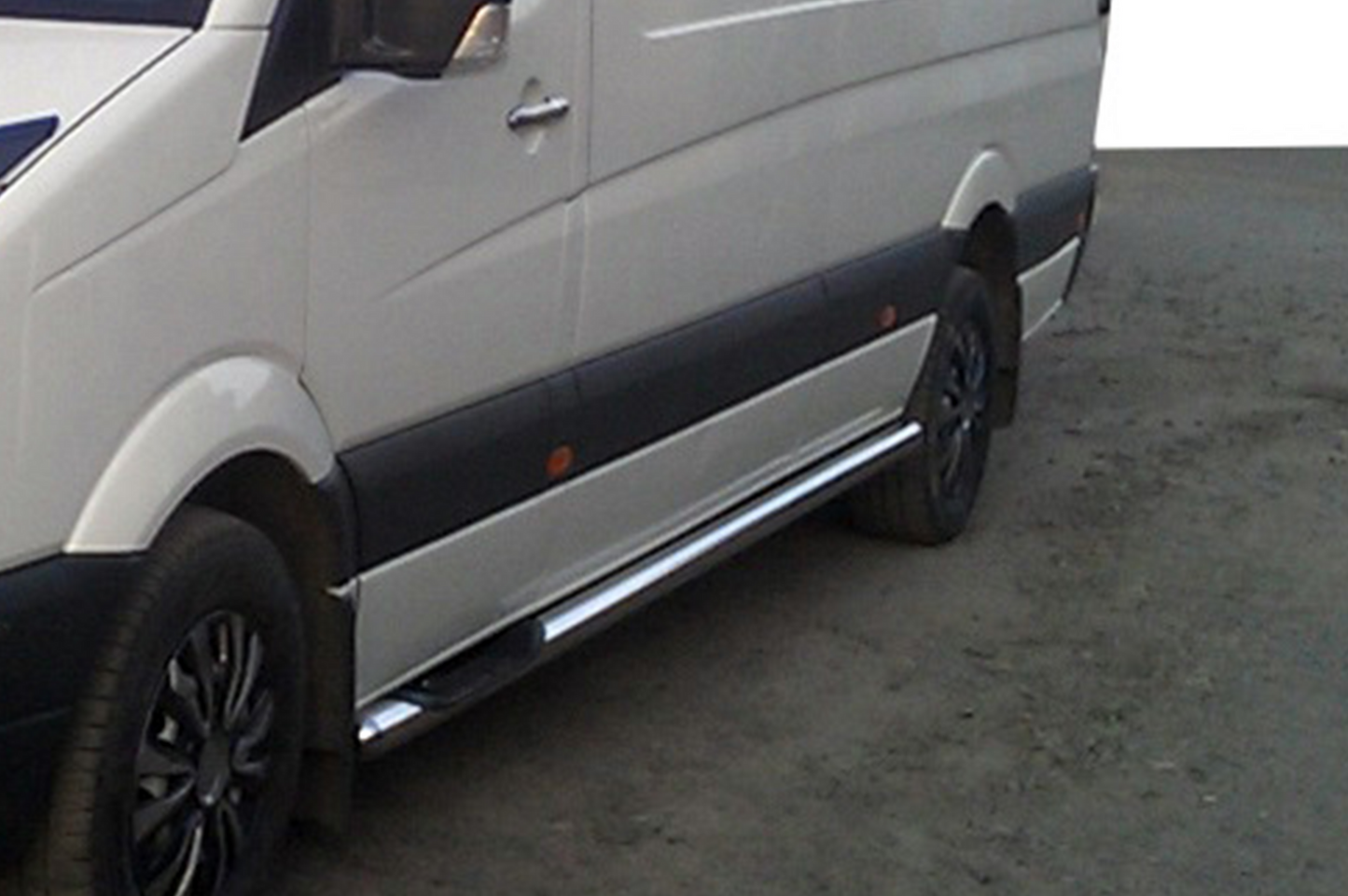 Side Pipes (2 pcs, Stainless Steel) for Mercedes Sprinter W906 2006-2018 - image 4