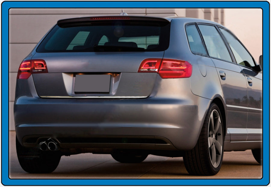 The edge of the trunk (stainless) for Audi A3 2012-2020 - image 2