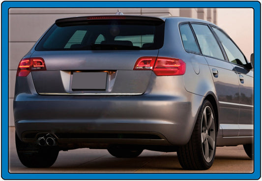 The edge of the trunk (stainless) for Audi A3 2012-2020 - image 2