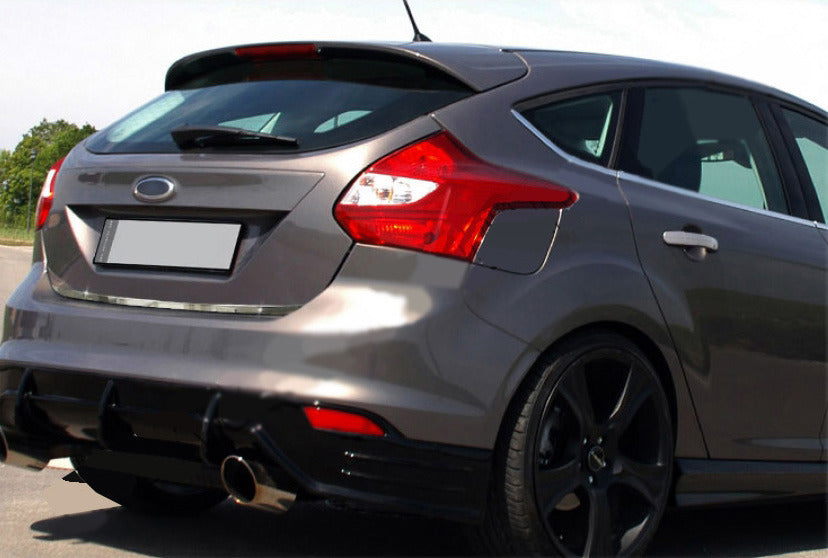 Trunk Trim 2011-2014 (Hatchback, Stainless Steel) for Ford Focus III 2011-2017 - image 1