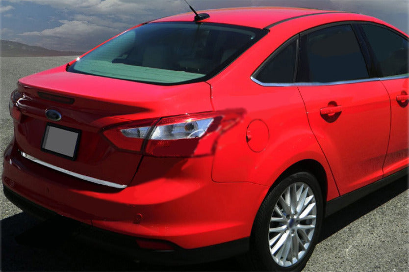Trunk trim 2011-2014 (Sedan, stainless steel) for Ford Focus III 2011-2017 - image 1