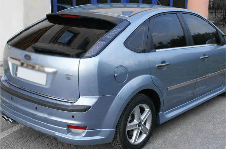 Trunk trim (HB, stainless steel) for Ford Focus II 2008-2011 - image 2