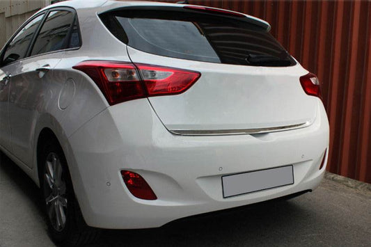 Trunk edge (HB, stainless steel) for Hyundai I-30 2012-2017 - Reelken Auto
