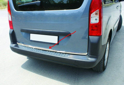 The edge of the trunk (stainless steel). for Citroen Berlingo 2008-2018 - Reelken Auto