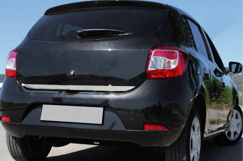 Pad on the edge of the trunk (stainless) for Dacia Sandero 2013-2020 - Reelken Auto