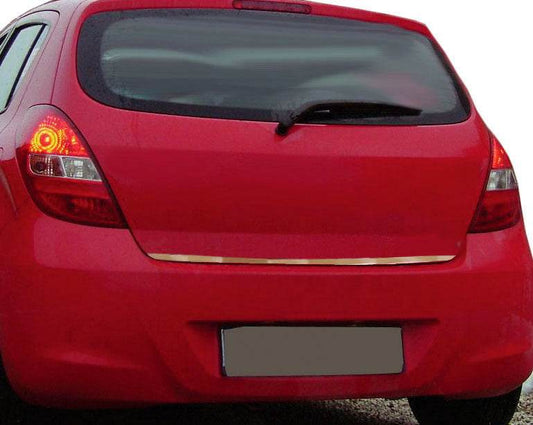 The edge of the trunk (stainless) for Hyundai I-20 2008-2012 - Reelken Auto