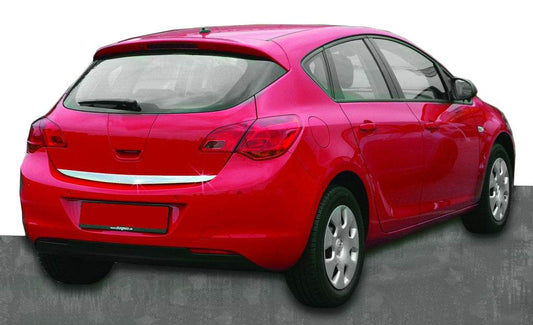 The edge of the trunk (stainless) for Opel Astra J 2009-2015 - Reelken Auto