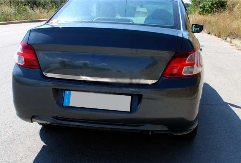 Trunk sill protector stainless steel for Citroen C-Elysee 2013-2022 - image 1
