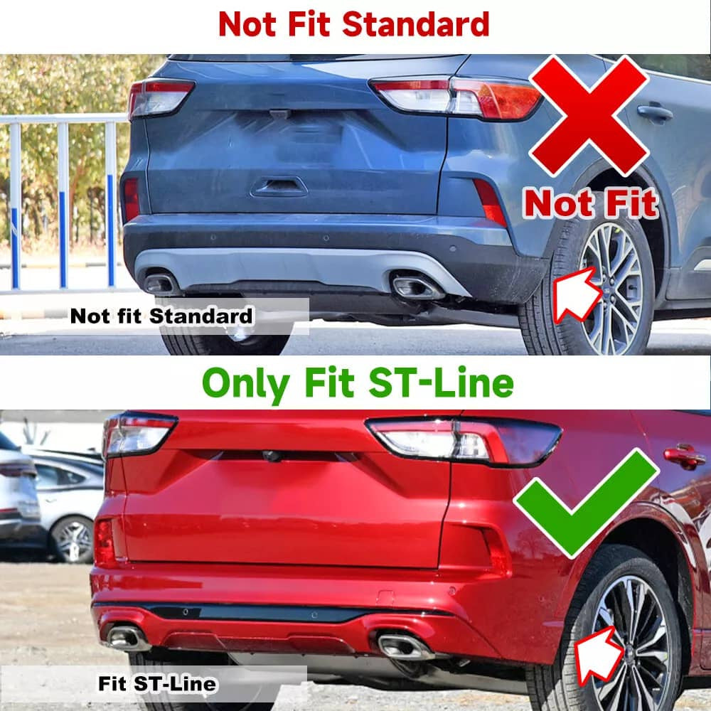 Original Premium Mud Flaps (for ST-Line, 4 pcs) for Ford Kuga/Escape 2019- - image 2