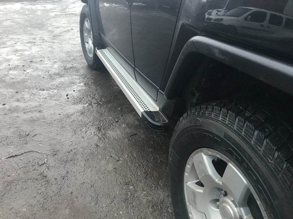 Side sills Maya V2 (2 pieces, aluminum) for Toyota FJ Cruiser - Reelken Auto