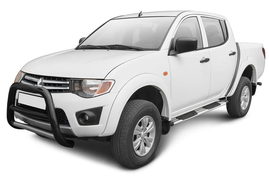 Side Steps B53T1930 (2 pcs, stainless steel) for Mitsubishi L200 2006-2015 - image 2