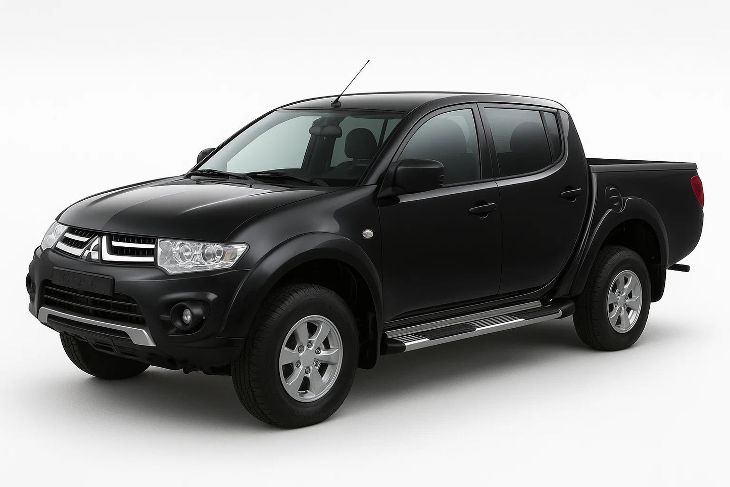 Side Steps B53T1930 (2 pcs, stainless steel) for Mitsubishi L200 2006-2015 - image 1