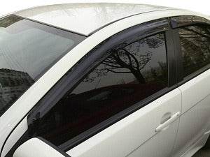 Deflectors (4-piece, HIC) for Mitsubishi Lancer X 2008↗ - Reelken Auto