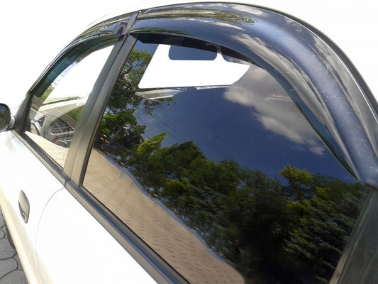 Window Deflectors (4 pcs, HIC) for Daewoo Lanos 1998-2017 - image 1