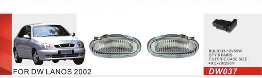 Halogen fog lights (set) for Daewoo Lanos - Reelken Auto