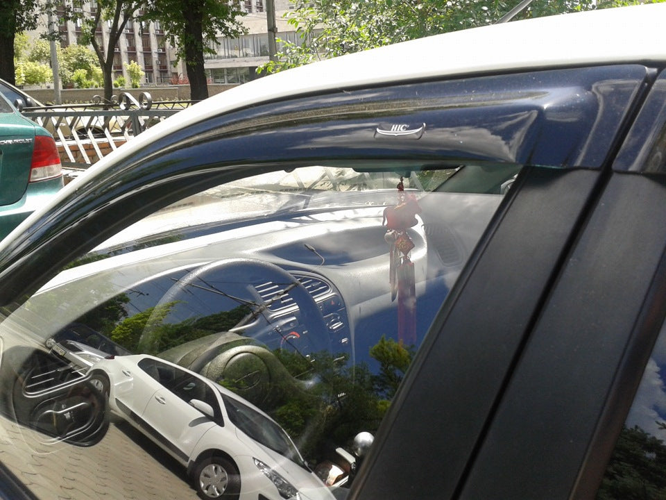 Window Deflectors (4 pcs, HIC) for Daewoo Lanos 1998-2017 - image 2