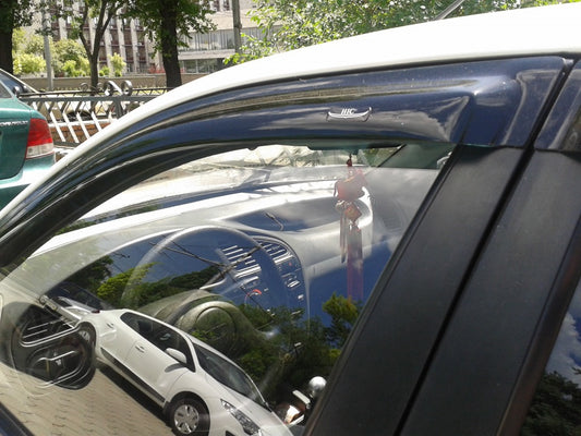 Window Deflectors (4 pcs, HIC) for Daewoo Lanos 1998-2017 - image 2