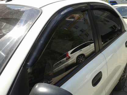 Window Deflectors (4 pcs, HIC) for Daewoo Lanos 1998-2017 - image 4