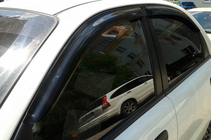 Window Deflectors (4 pcs, HIC) for Chevrolet Lanos 1998-2017 - image 10