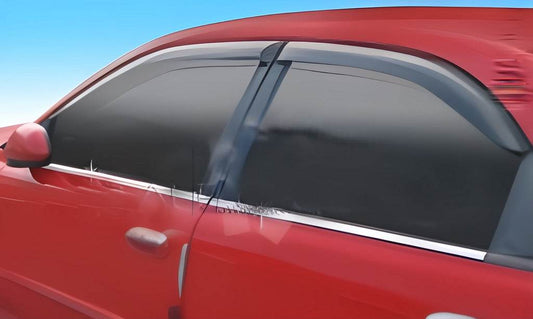 Bezel Windows (4 PCs., stainless.) for Daewoo Lanos - Reelken Auto