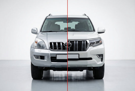 Facelift Kit to Toyota Land Cruiser Prado 150 2017+ for Toyota Land Cruiser Prado 120 2002-2009 - image 1