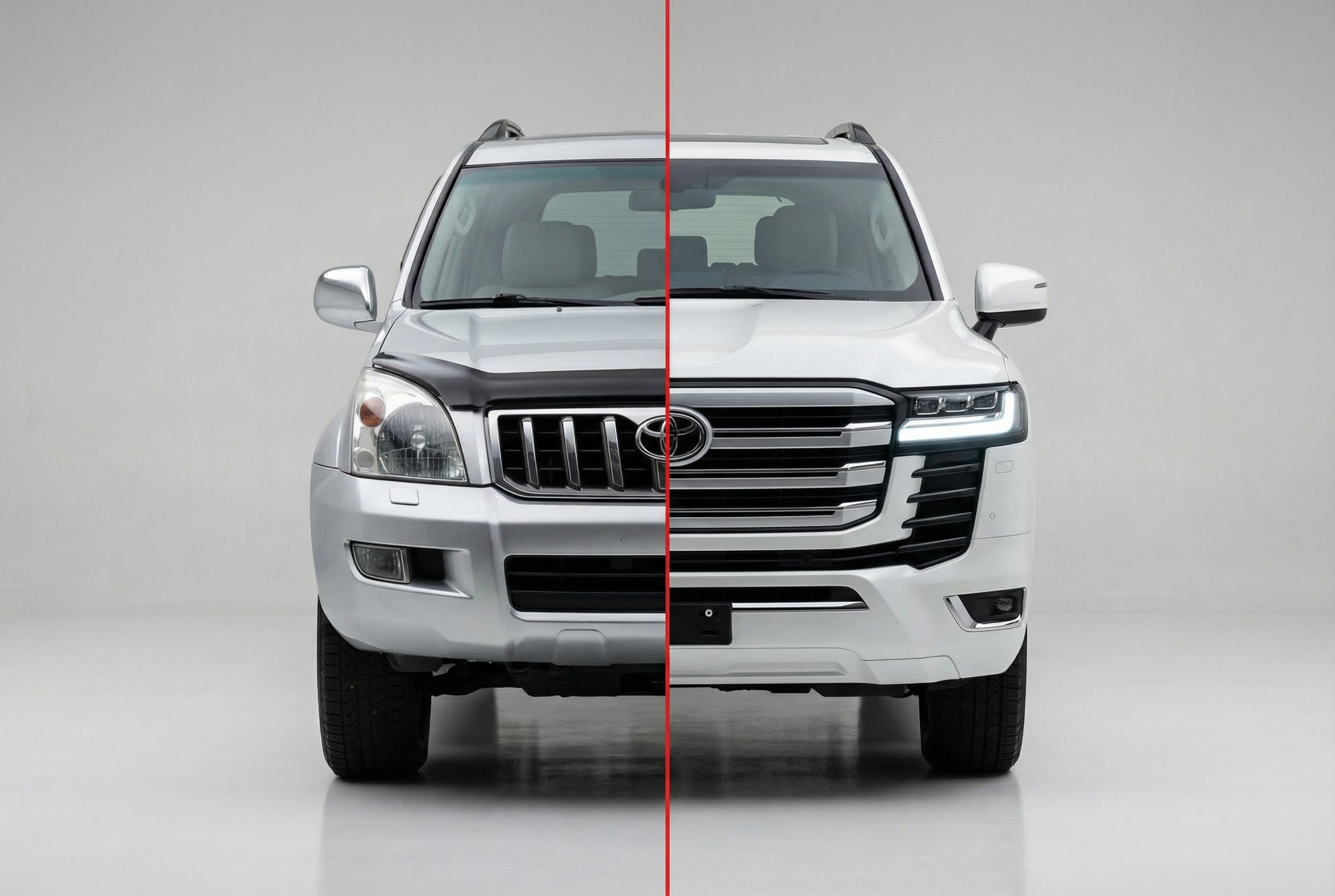 Facelift Body Kit to LC 300 for Toyota Land Cruiser Prado 120 2002-2009 - image 1
