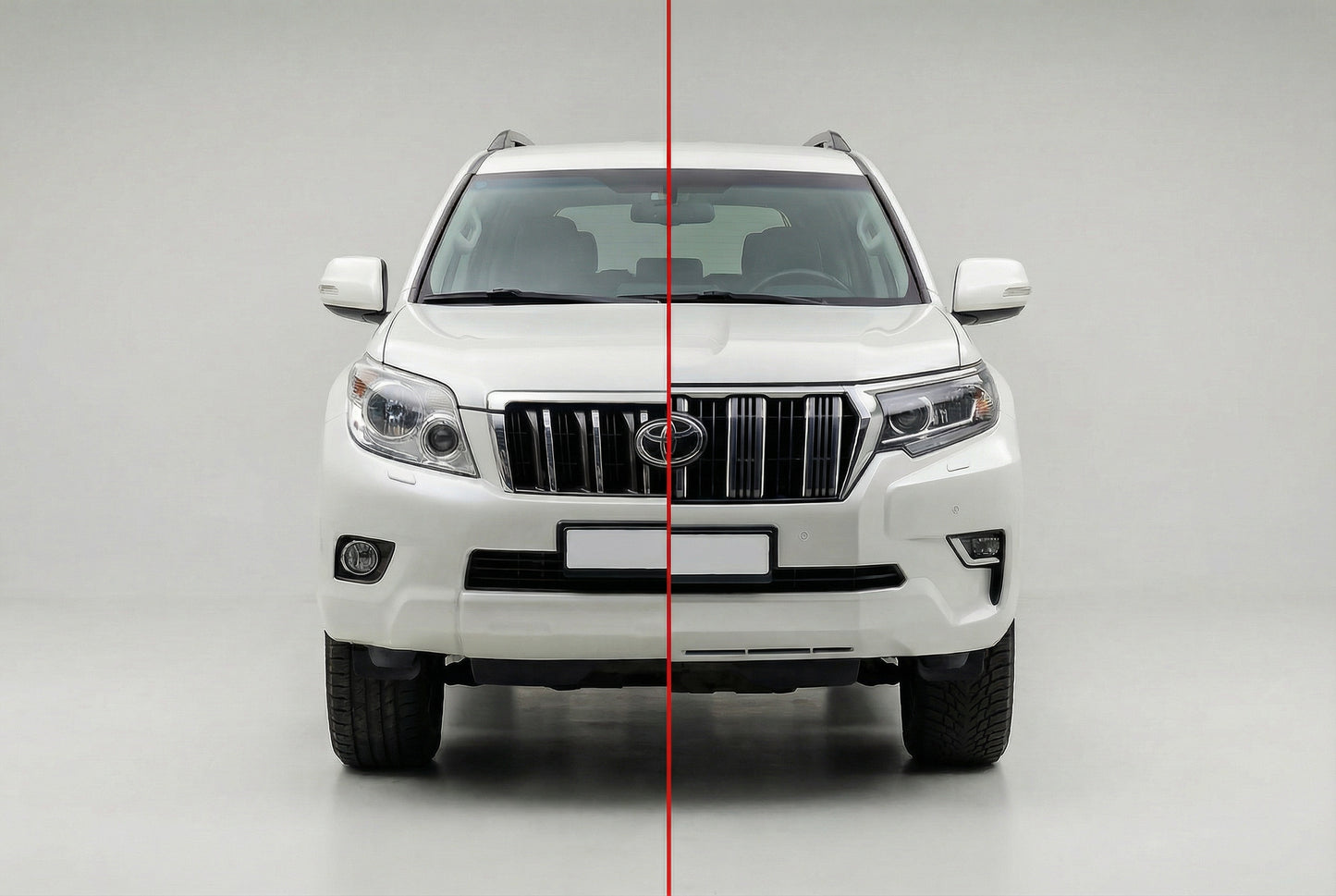 Facelift Conversion Kit 2009-2016 to 2017- (with Full LED Headlights) for Toyota Land Cruiser Prado 150 2009-2023 - image 2