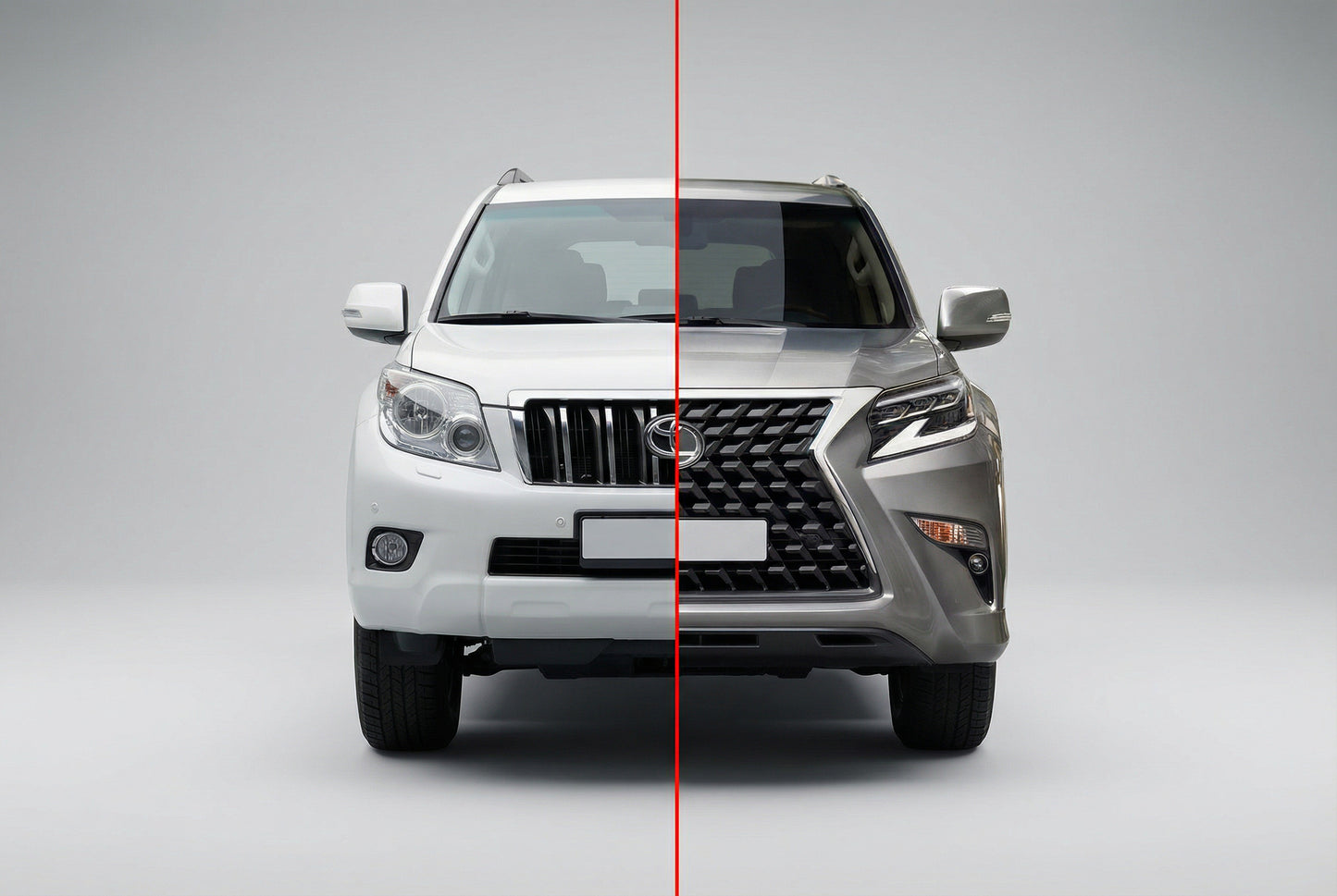 Facelift Kit to Lexus GX460 2020 for Toyota Land Cruiser Prado 150 2009-2023 - image 1