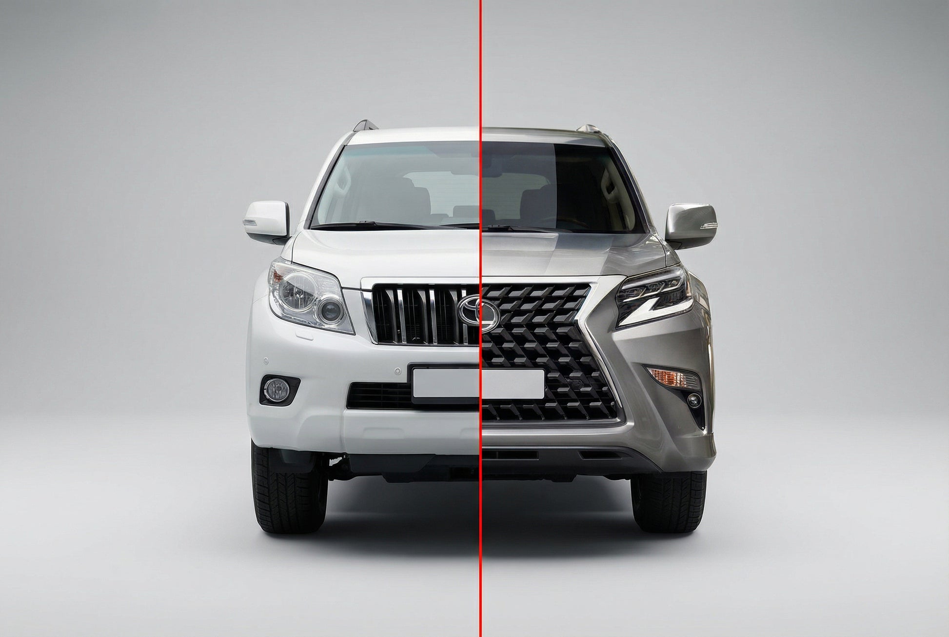 Facelift Kit to Lexus GX460 2020 for Toyota Land Cruiser Prado 150 2009-2023 - image 1
