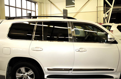 Full frames are glasses and stand (stainless) for Toyota Land Cruiser 200 - Reelken Auto