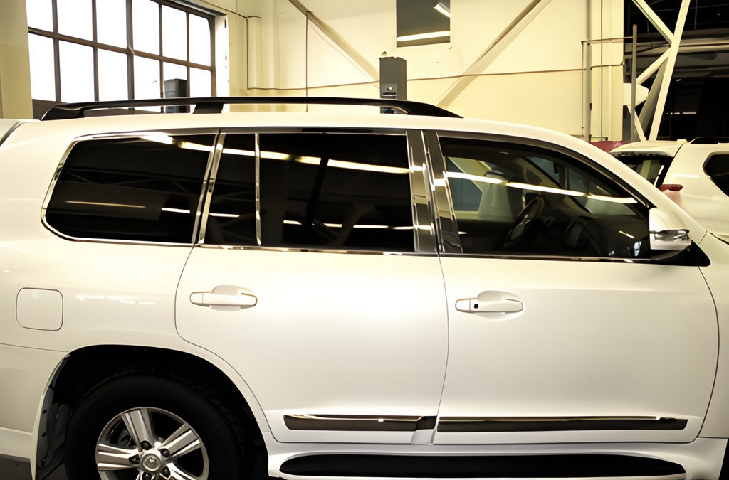 Full Window Trim and Pillar Covers Stainless Steel for Toyota Land Cruiser 200 2007-2021 - image 15