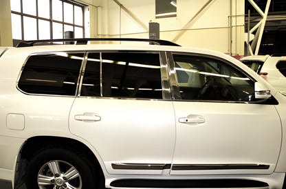 Full Window Trim and Pillar Covers Stainless Steel for Toyota Land Cruiser 200 2007-2021 - image 15