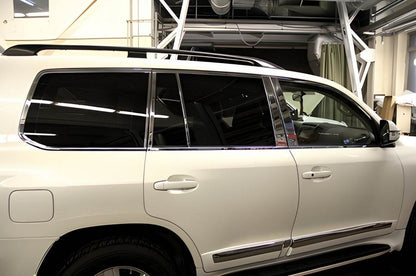 Full frames are glasses and stand (stainless) for Toyota Land Cruiser 200 - Reelken Auto