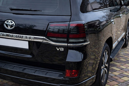 Tail Lights 2016-2021 (Sequential Red) for Toyota Land Cruiser 200 2007-2021 - image 1