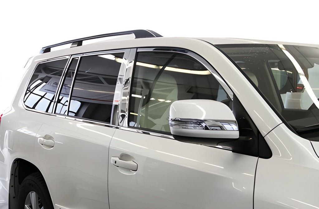 Full Window Trim and Pillar Covers Stainless Steel for Toyota Land Cruiser 200 2007-2021 - image 16
