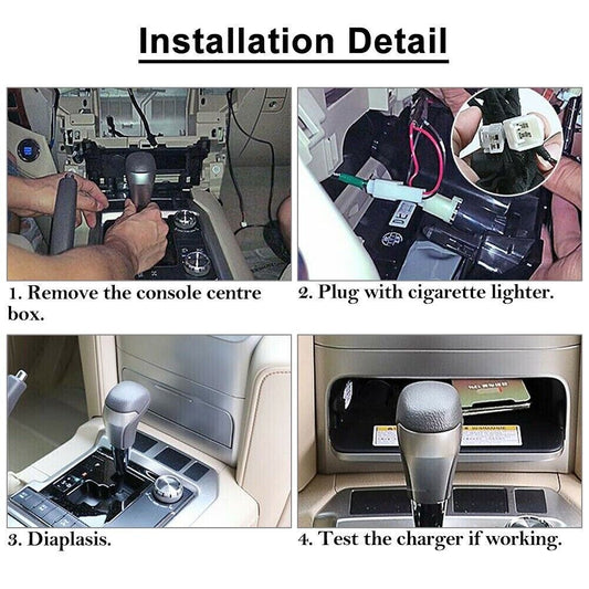 Wireless Phone Charging Kit (2015+) for Toyota Land Cruiser 200 2007-2021 - image 2