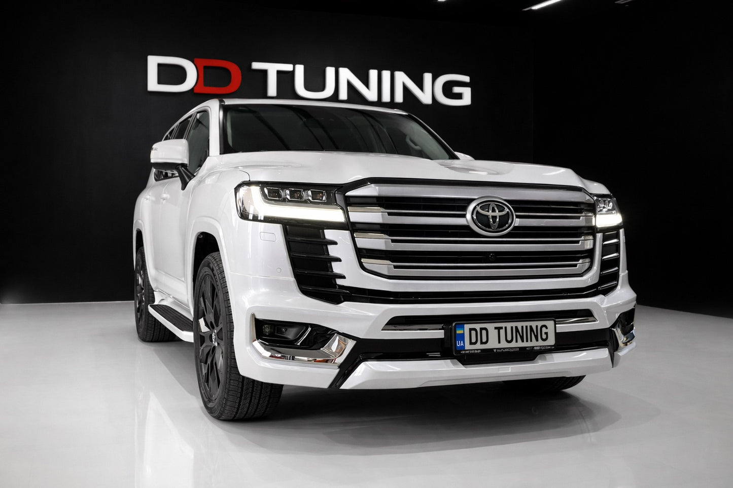 Front bumper lip VXR for Toyota Land Cruiser 300 2021- - image 1