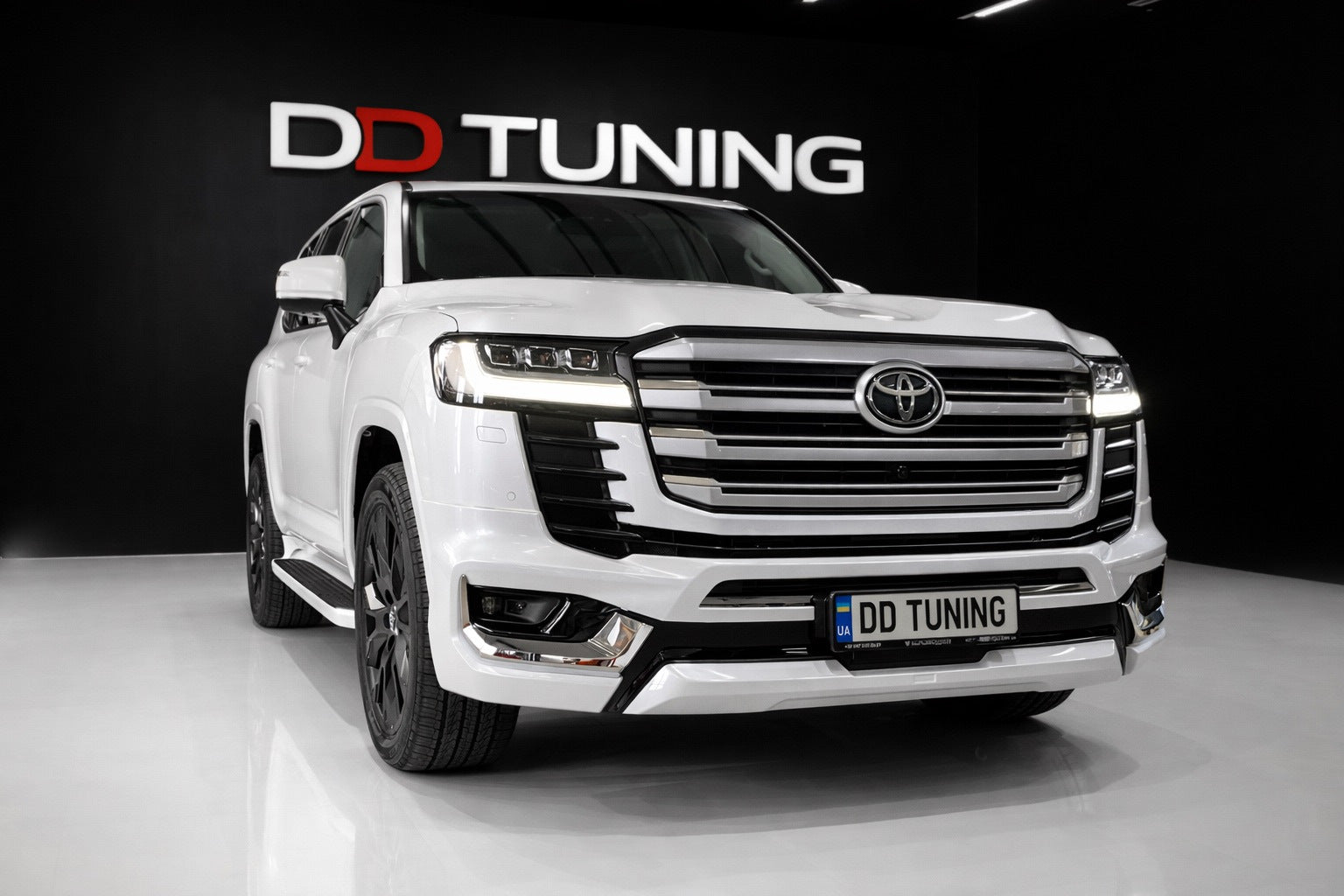 Front bumper lip VXR for Toyota Land Cruiser 300 2021- - image 1