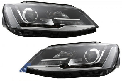 LED Headlights with DRL (2 pcs) for Volkswagen Jetta 2011-2018 - image 2