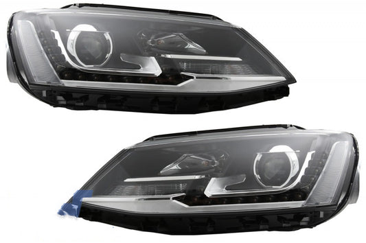 LED Headlights with DRL (2 pcs) for Volkswagen Jetta 2011-2018 - image 2
