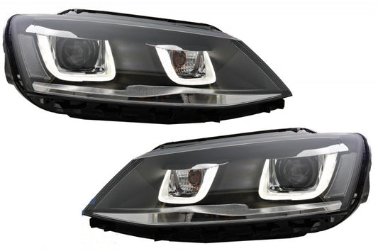 Front Headlights U-Type (2 pcs) for Volkswagen Jetta 2011-2018 - image 1
