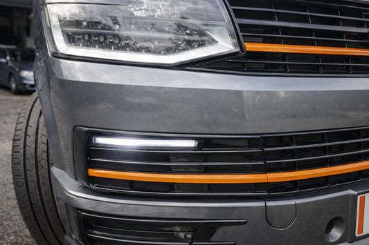 DRL Bumper Inserts (SportLine) for Volkswagen T6 2015-2024 - image 1