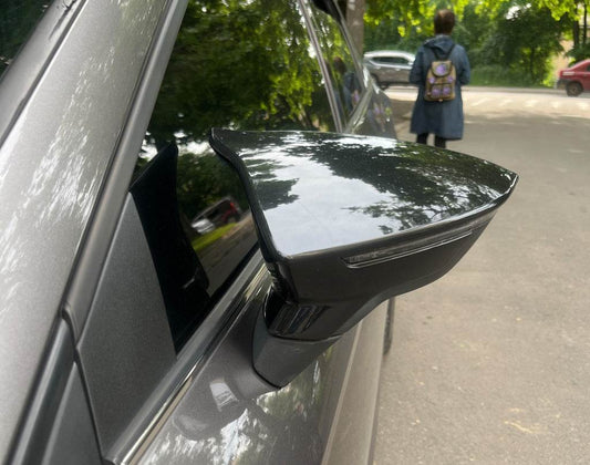 Covers for BMW-style mirrors (2 pcs) for Seat Ibiza 2017- - Reelken Auto