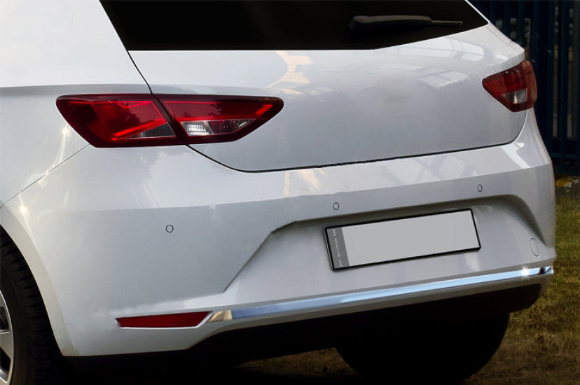 Rear bumper trim stainless steel for Seat Leon 2013-2020 - image 1