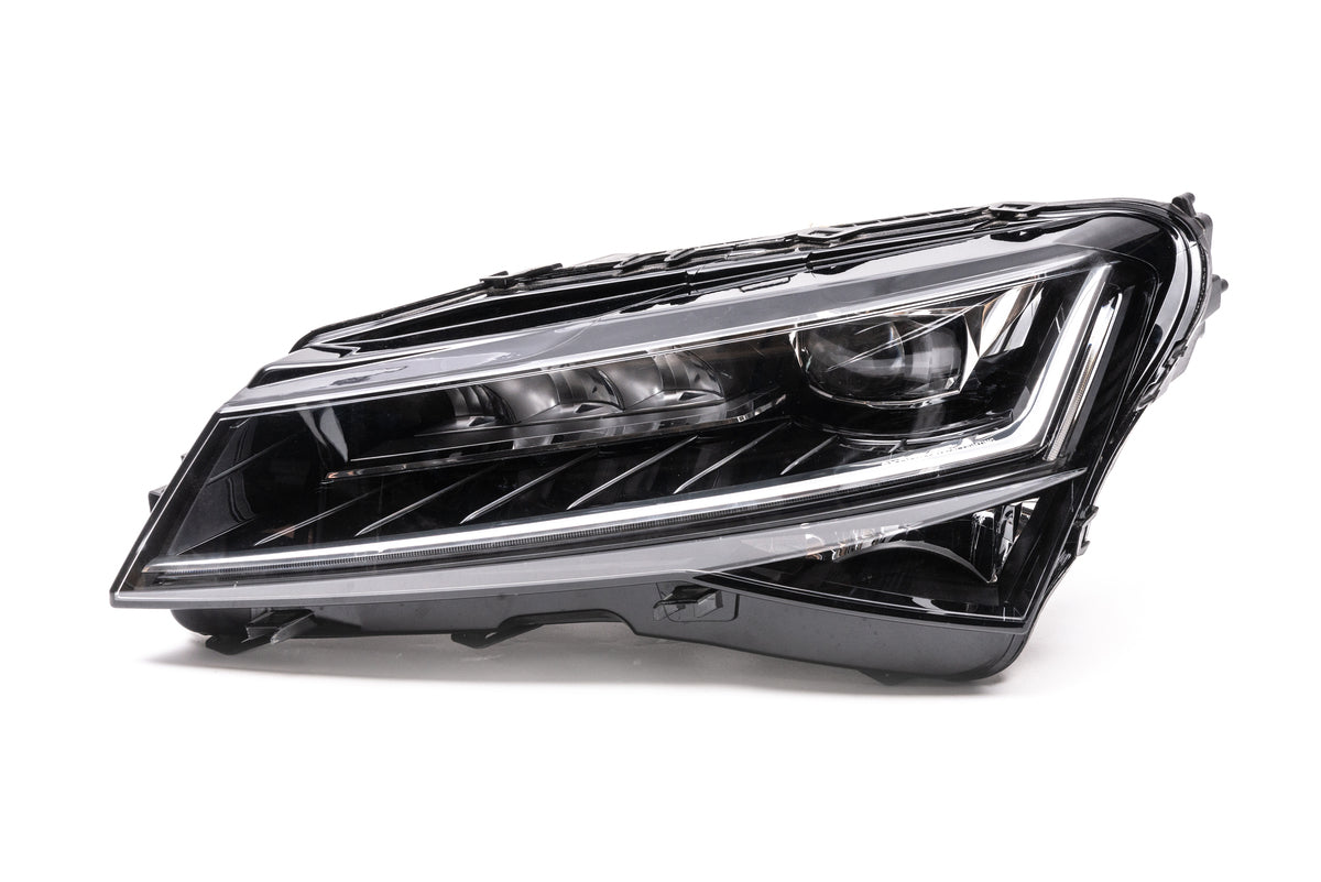 Front Headlight Matrix (Left, Original, Used) for Skoda Superb 2015-2024 - image 1