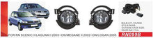 Fog lights (2 pcs., halogen) for Renault Megane II 2004-2009 - Reelken Auto