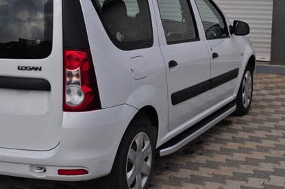 Side Steps Fullmond (2 pcs, aluminum) for Dacia Logan MCV 2004-2014 - image 1