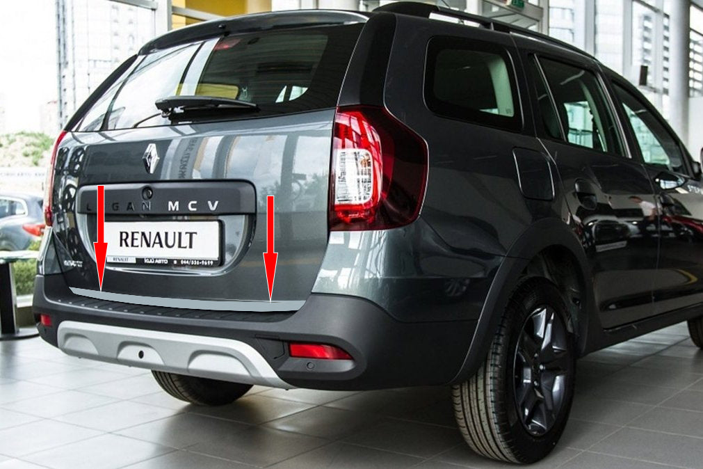 Trunk trim stainless steel for Dacia Logan MCV 2013-2020 - image 1